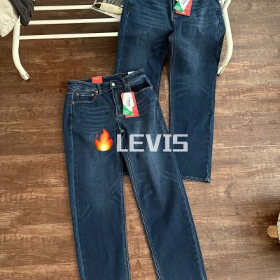 Premium Quality Levi'S Jeans Navy Fleece Classic Collection