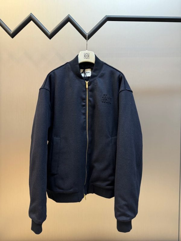 Premium Miu Miu Coat Wool Washed Style