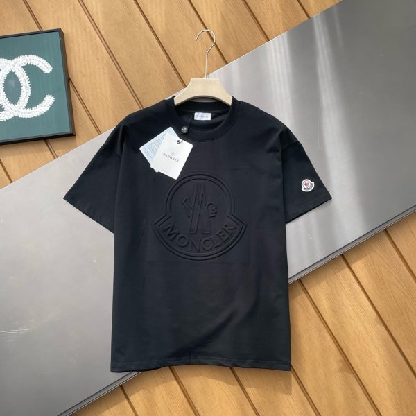 Premium Quality Moncler T-Shirt Black Style