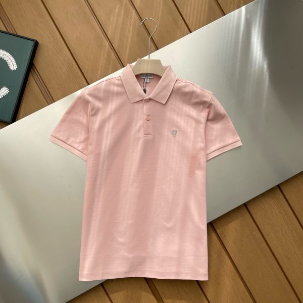 Luxury Burberry Short Sleeves Black Cotton Casual Luxury