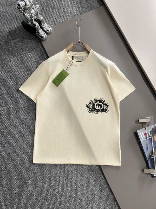 High Quality Gucci Short Sleeves Cotton Logo Luxury