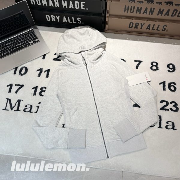 Luxury Lululemon Long Sleeves Black Embroidery Collection