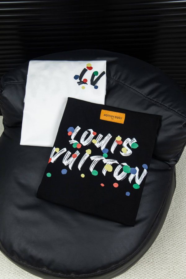 Best Selling Louis Vuitton Short Sleeves Cotton Logo Style