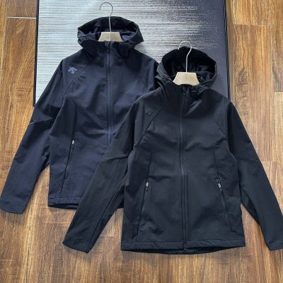 Premium Descente Coat Black Classic Luxury