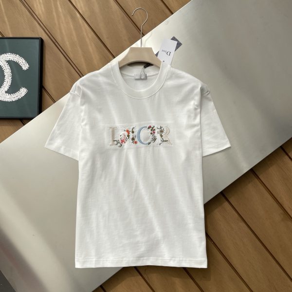 Premium Quality Dior Short Sleeves Black Casual Style