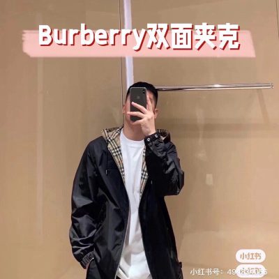 Luxury Burberry Coats Black Polyester Classic Luxury