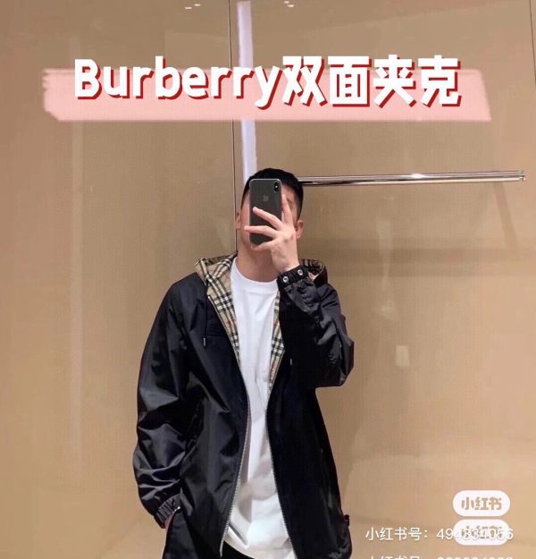 Luxury Burberry Coats Black Polyester Classic Luxury