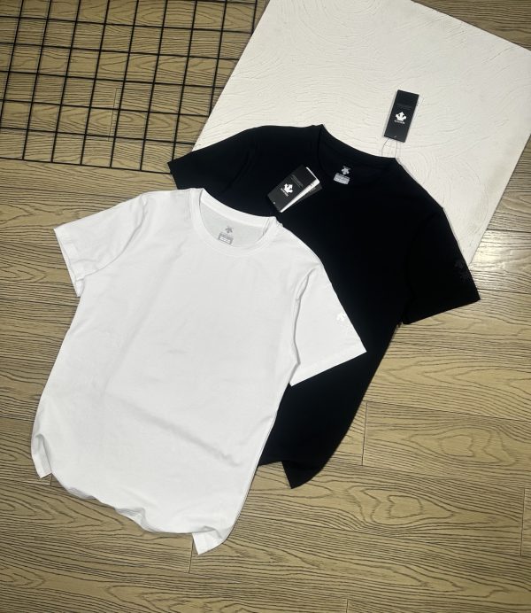 Premium Descente Short Sleeves Black Logo Style