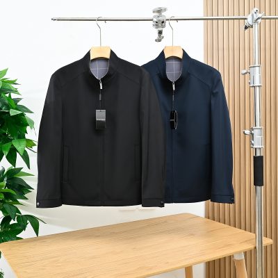 Premium Quality Armani Coat Black Casual Style