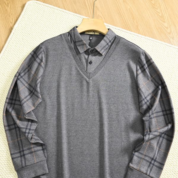 High Quality Burberry Shirts Green Fleece Retro Collection