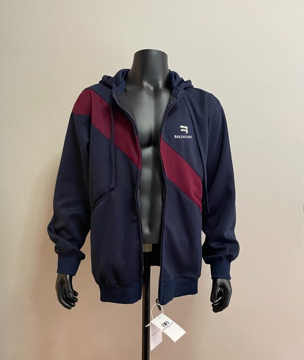Luxury Balenciaga Coats Navy Collection