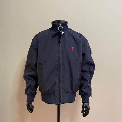 High Quality Ralph Lauren Coat Black Cotton Vintage Style
