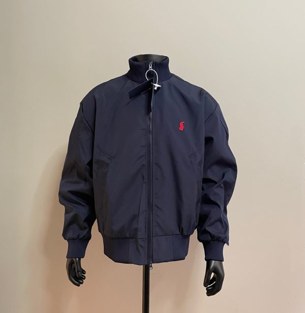 High Quality Ralph Lauren Coat Black Cotton Vintage Style
