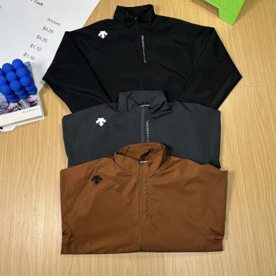 Premium Descente Coat Black Sporty Style