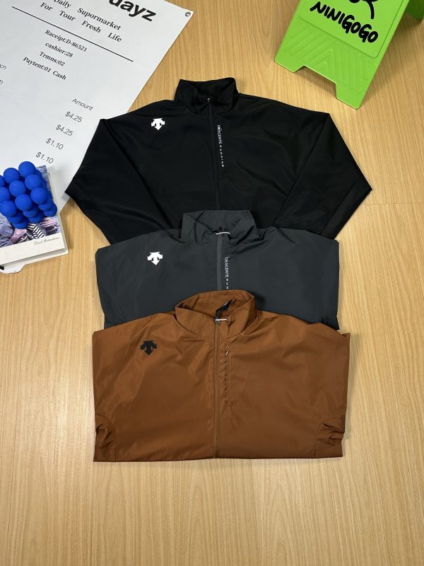 Premium Descente Coat Black Sporty Style