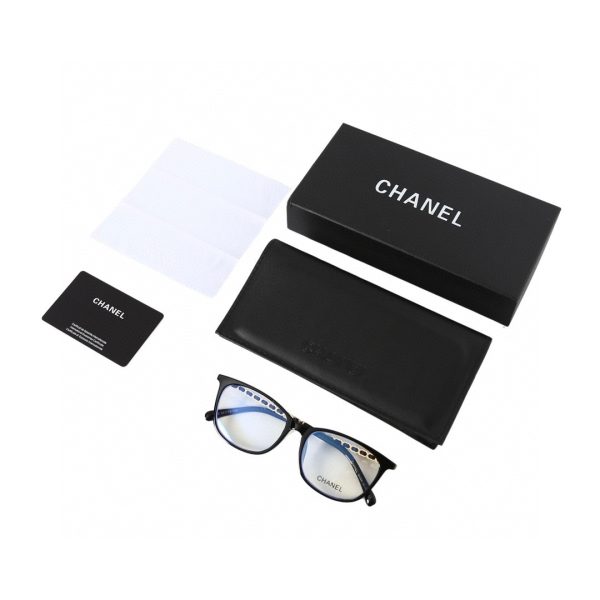 Luxury Chanel Glasses Black Elegant Style