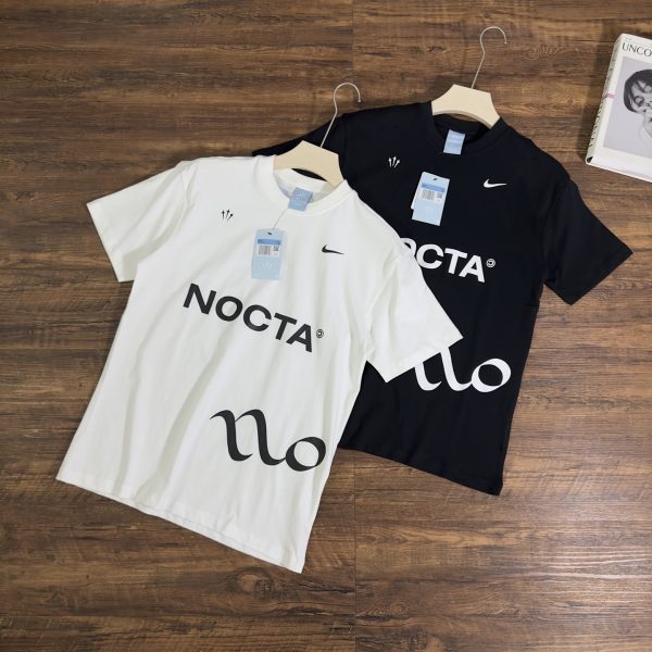 Premium Nike Short Sleeves Black Cotton Breathable Style