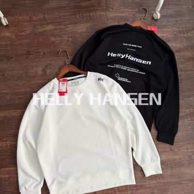 Luxury Helly Hansen Long Sleeves Black Cotton Breathable Collection