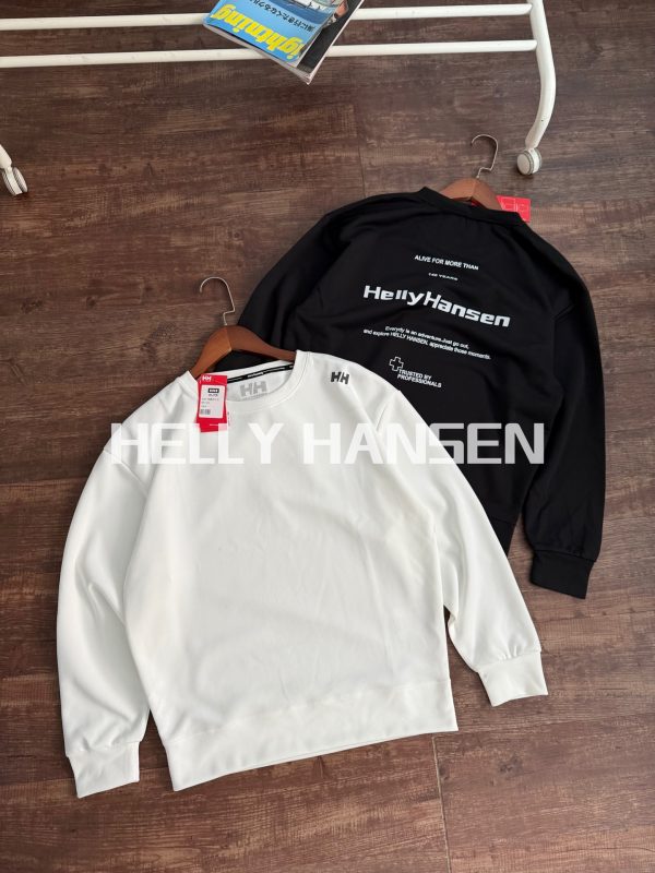 Luxury Helly Hansen Long Sleeves Black Cotton Breathable Collection