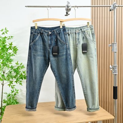 Luxury Zegna Jeans Blue Denim Casual Luxury