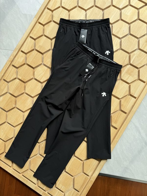 Premium Quality Descente Trousers Black Logo Luxury