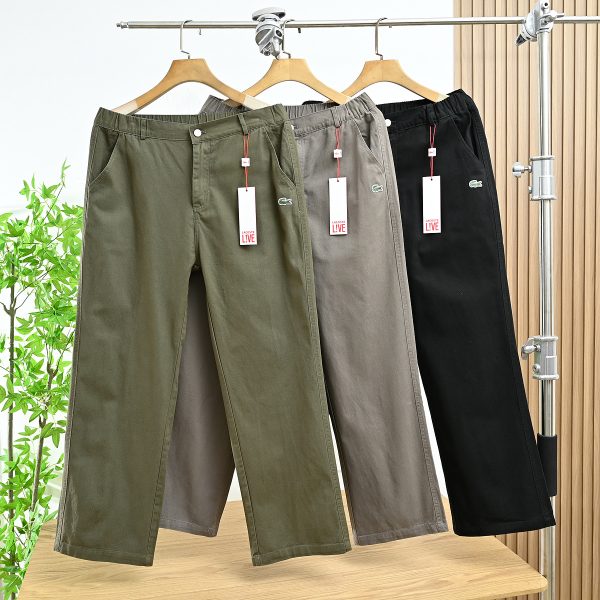 Premium Lacoste Trousers Green Classic Style
