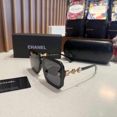 Luxury Chanel Glasses Black Retro Luxury