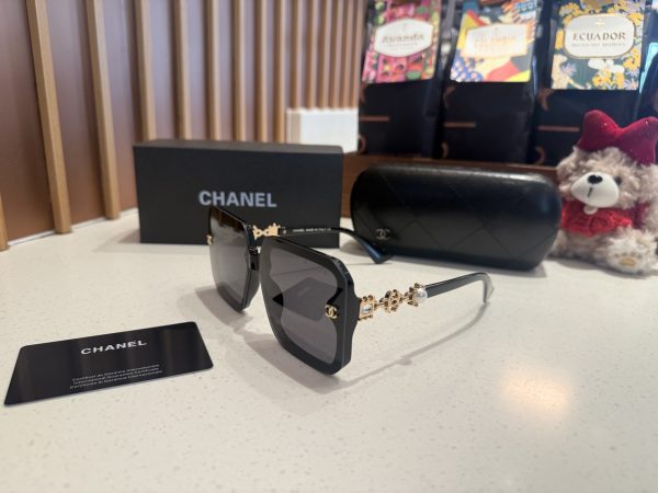 Luxury Chanel Glasses Black Retro Luxury