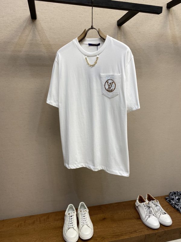 Best Selling Louis Vuitton Short Sleeves Cotton Classic Style