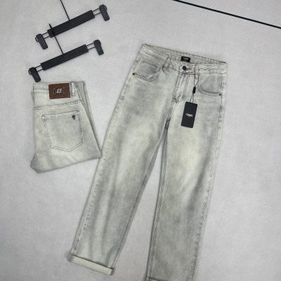 Best Selling Fendi Jeans Leather Casual Collection