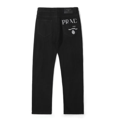 Premium Prada Jeans Black Denim Elegant Luxury