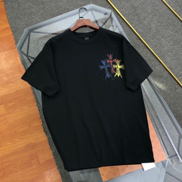 Premium Chrome Hearts Short Sleeves Black Print Collection