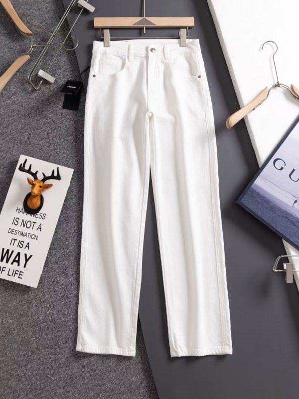 Luxury Fendi Trousers White Luxury