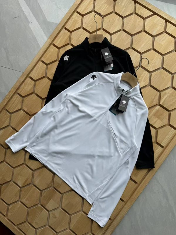 Best Selling Descente Long Sleeves Black Casual Luxury