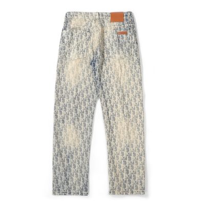 High Quality Dior Trousers Denim Casual Style