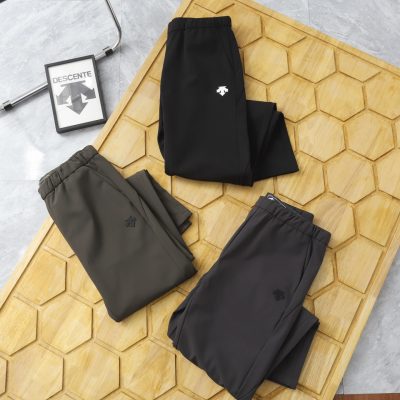 Premium Quality Working Day Trousers Black Knit Classic Style