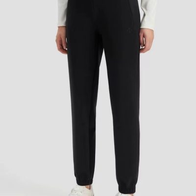 Premium Quality Descente Casual Pants Black Cotton Casual Luxury