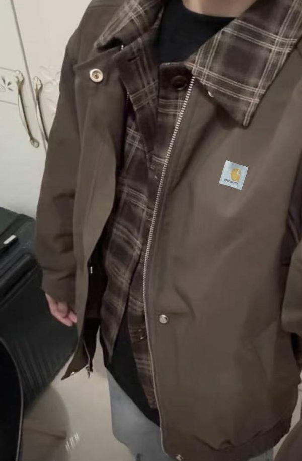 Premium Carhartt Coats Brown Patchwork Collection