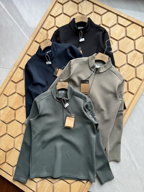 Luxury The North Face Long Sleeves Black Casual Style