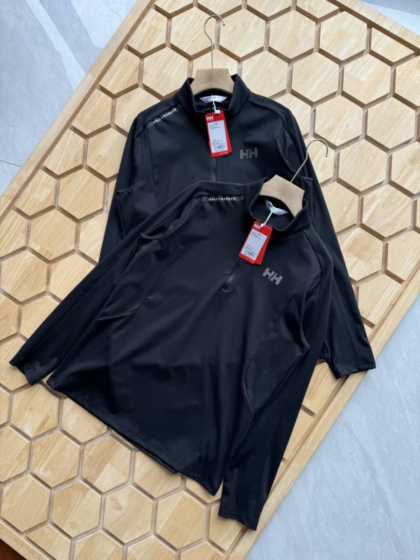High Quality Helly Hansen Long Sleeves Black Breathable Luxury