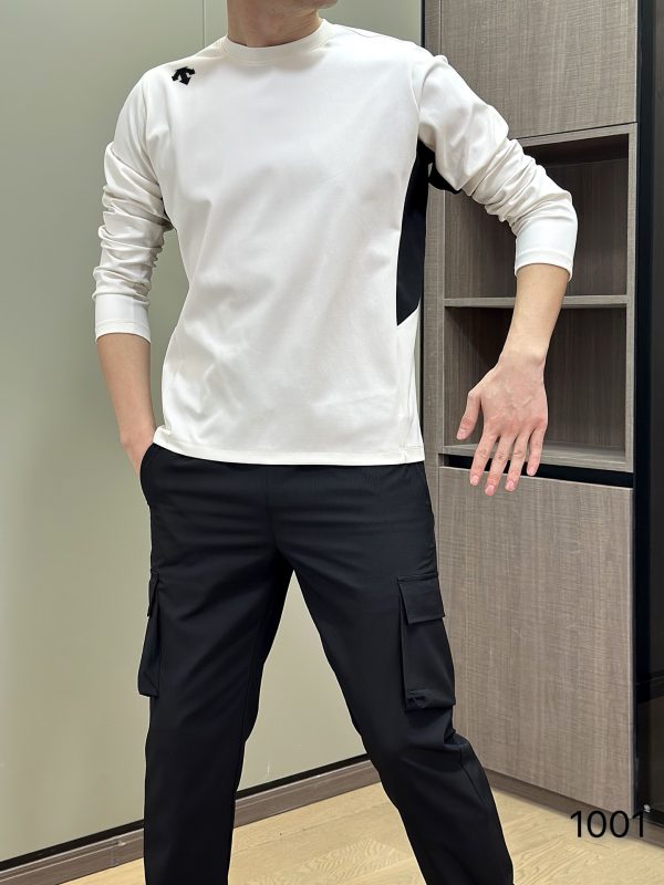 High Quality Descente Hoodie Black Polyester Classic Style