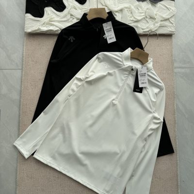 Luxury Descente Long Sleeves Black Casual Collection