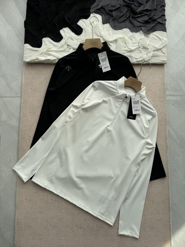 Luxury Descente Long Sleeves Black Casual Collection