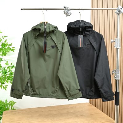 Premium Prada Long Sleeves Green Classic Collection