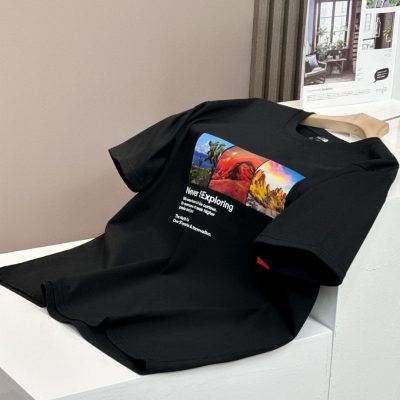 Best Selling The North Face Short Sleeves Black Cotton Casual Luxury