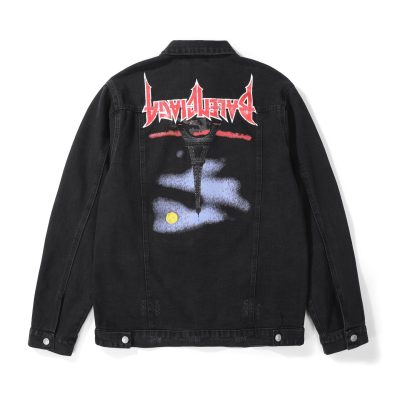 Premium Balenciaga Jacket Black Denim Breathable Style