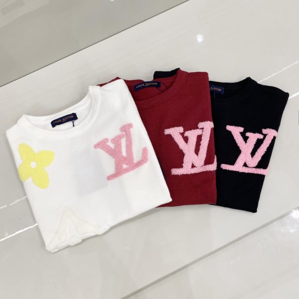 Premium Quality Louis Vuitton Short Sleeves White Cotton Embroidered Collection