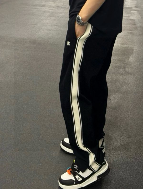 Best Selling Celine Sweatpants Black Embroidered Style