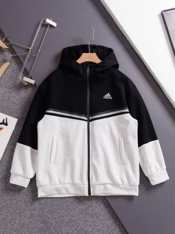 Premium Adidas Jackets Fleece Patchwork Luxury