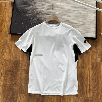 Luxury Descente Short Sleeves Silver Polyester Classic Luxury